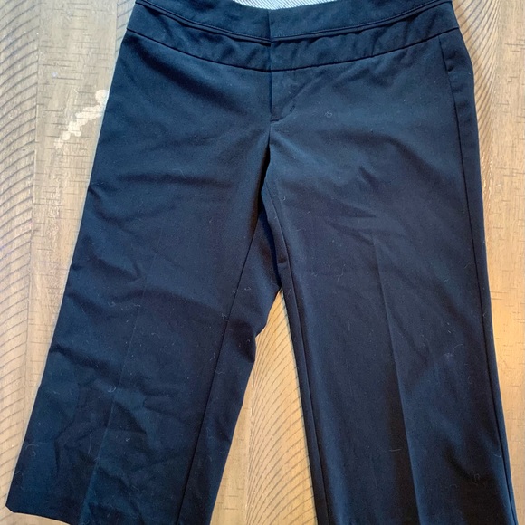 Black capri bundle Maurices | gaucho sz 1/2 | ruffle trim capri sz 3/4 - Picture 5 of 7